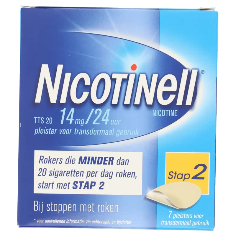 Nicotinell 14mg/24u nicotine pleister