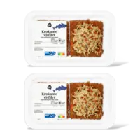 AH Krokante visfilet gegratineerd kaas 2pck
