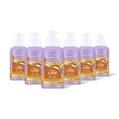 pdp-image-Andrélon Oil&care anti-pluis leave-incrème 6-pack