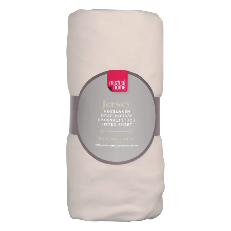 Mistral Home Hoeslaken beige 2-persoons