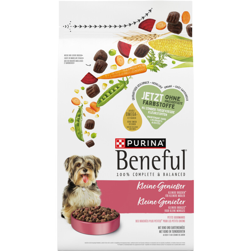 Een afbeelding van Beneful Kleine genieter met rund en groenten