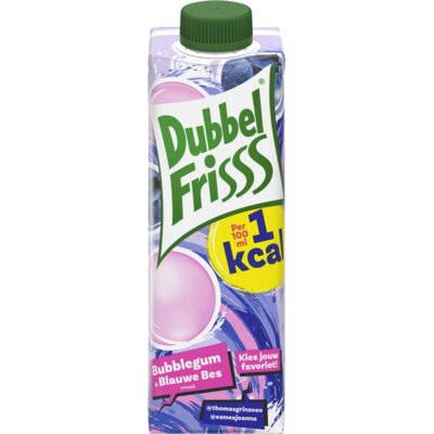 pdp-image-DubbelFrisss 1kcal bubblegum & blauwe bes smaak