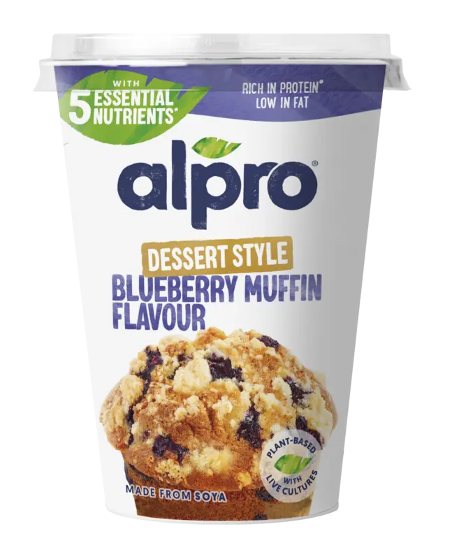 Alpro Yoghurt bosbessen muffin smaak