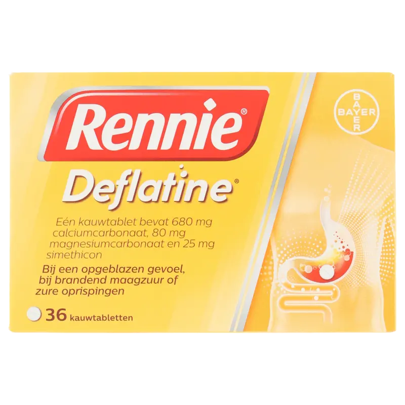 Deflatine kauwtabletten