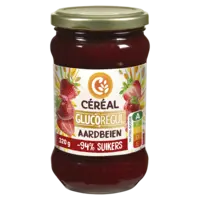 Céréal Glucoregul jam aardbeien minder suikers