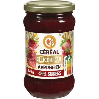 pdp-image-Céréal Glucoregul jam aardbeien minder suikers