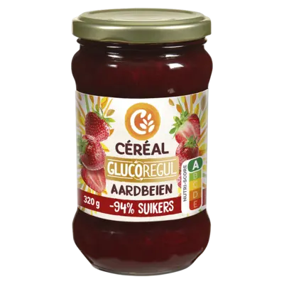 pdp-image-Céréal Glucoregul jam aardbeien minder suikers