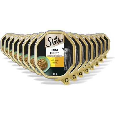 pdp-image-Sheba Mini filets n saus kip & kalkoen 15-pack