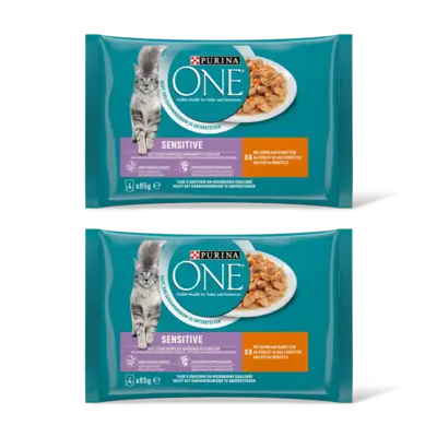 pdp-image-Purina ONE Sensitive met kip en wortels 2-pack