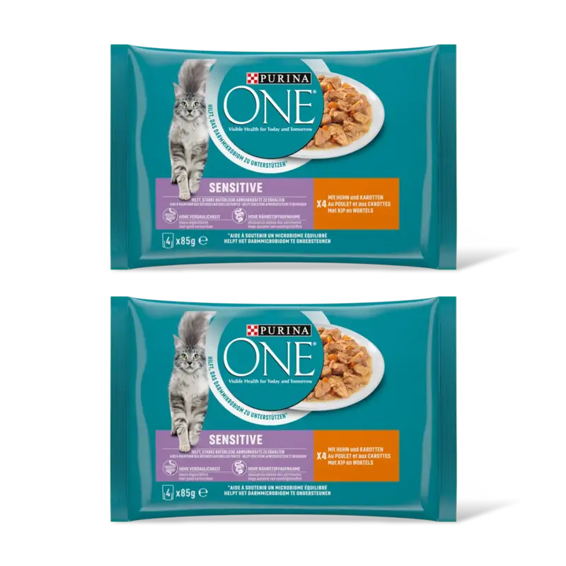 Sensitive met kip en wortels 2-pack