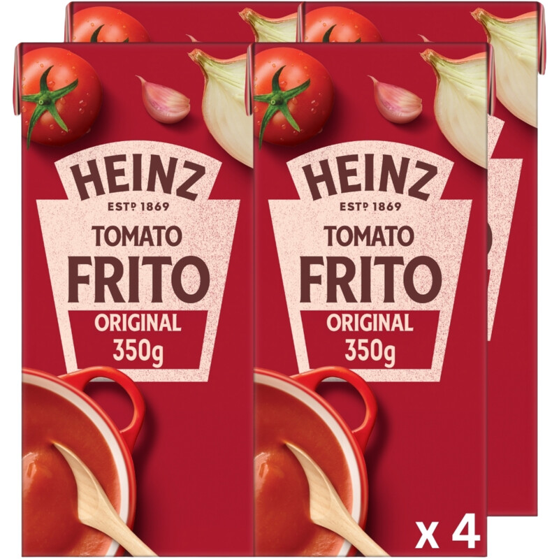 Een afbeelding van Heinz Tomato frito original 4-pack