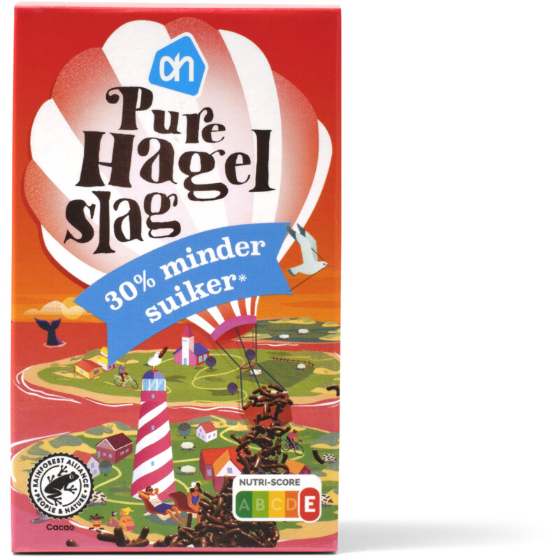 Een afbeelding van AH Hagelslag puur minder suiker