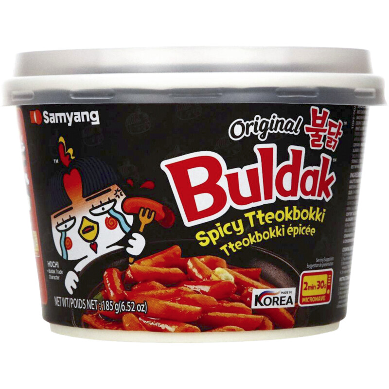 Samyang Buldak topokki rijstcake