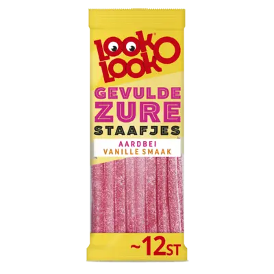 pdp-image-Look-O-Look Gevulde zure staafjes aardbei vanille