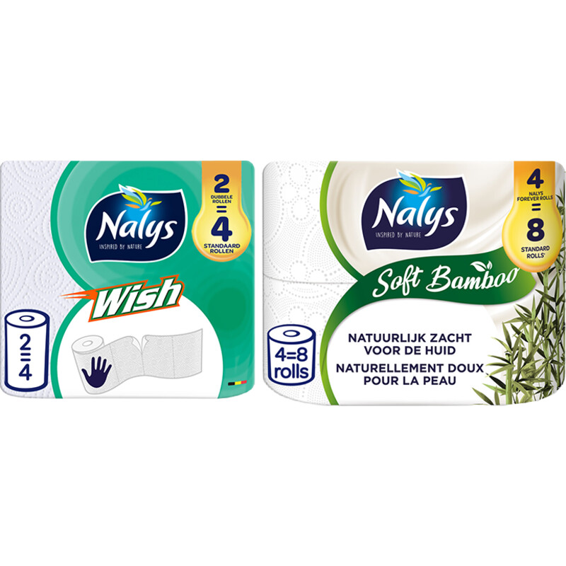 Een afbeelding van Nalys keuken & toiletpapier pakket