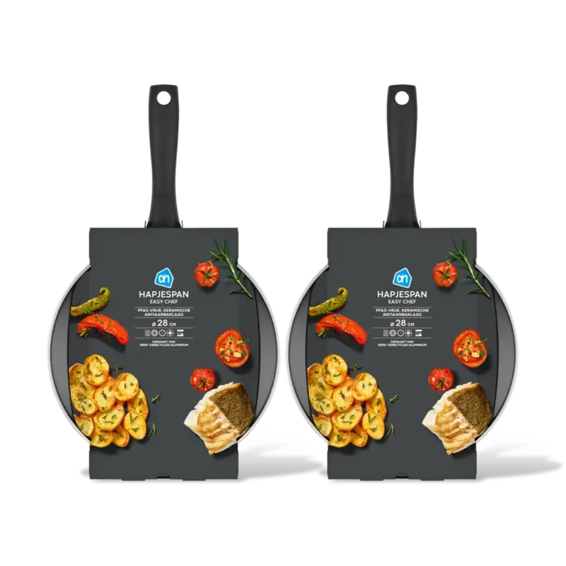 AH Hapjespan easy chef 28cm 2-pack