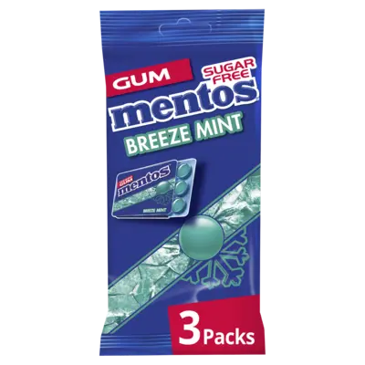 pdp-image-Mentos Gum Breeze mint 3-pack
