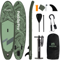 Lifegoods SUp board basic allround 1 tribal green