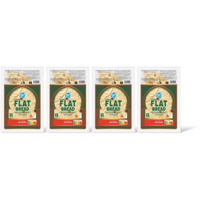 pdp-image-AH Gevouwen flatbread naturel 4-pack
