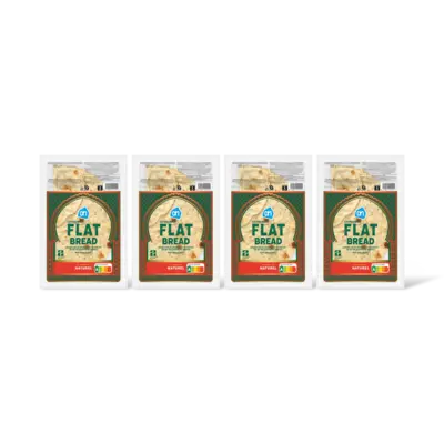 pdp-image-AH Gevouwen flatbread naturel 4-pack