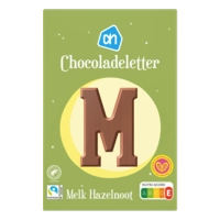AH Chocoladeletter melk hazelnoot