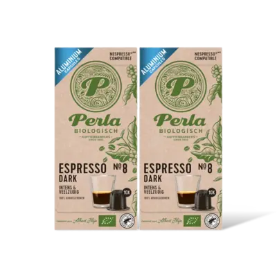 pdp-image-Perla Biologisch Espresso dark capsules 2-pack