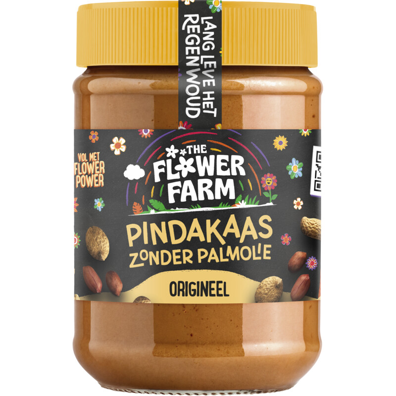 Flower Farm Pindakaas zonder palmolie