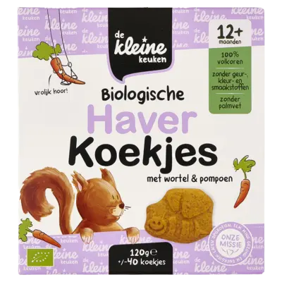 pdp-image-De Kleine Keuken Biologische haverkoekjes 12m+