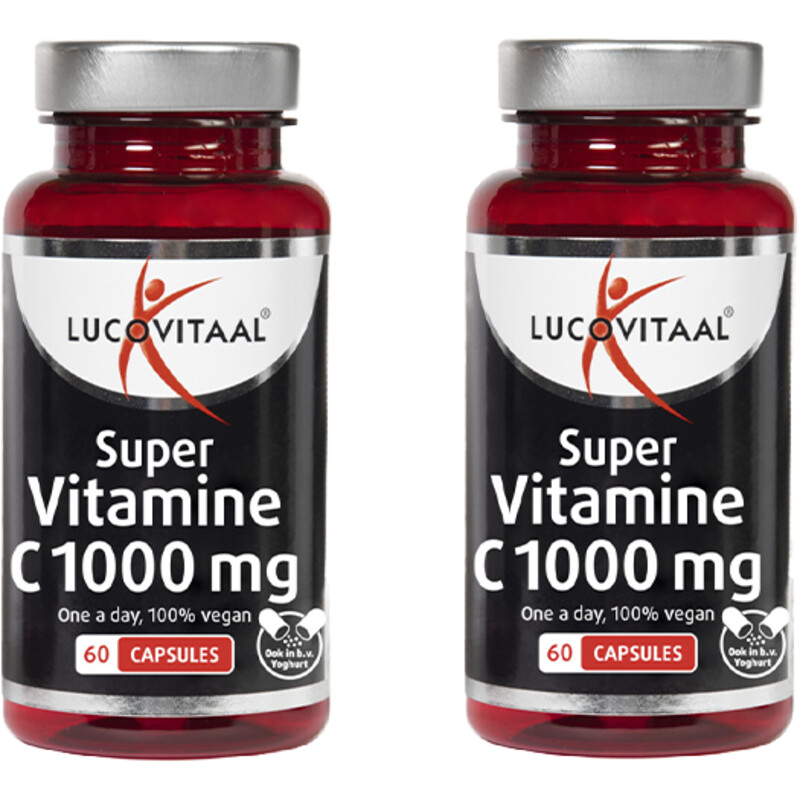 Een afbeelding van Lucovitaal Super vitamine C 1000mg 2-pack