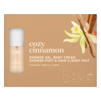 Care Cozy cinnamon shower hair & body giftset