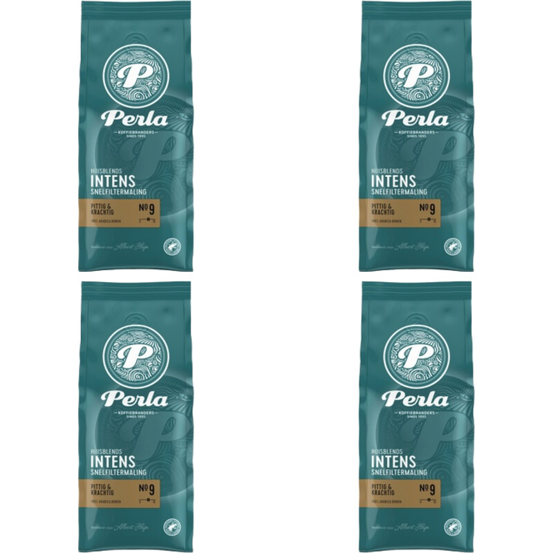 Een afbeelding van Perla Huisblends Intens snelfiltermaling 4-pack
