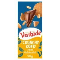 Verkade Crunchy koek pinda melkchocoladereep