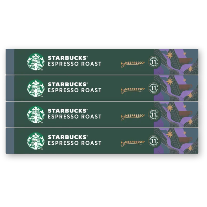 Starbucks Nespresso espresso roast capsules 4-pack