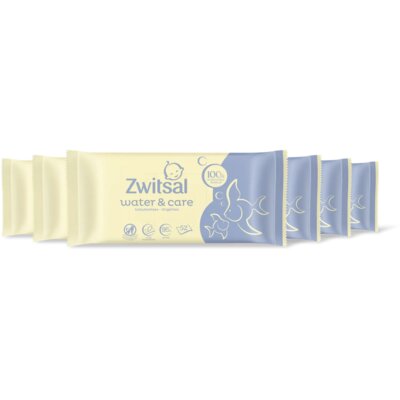 pdp-image-Zwitsal Water & care babydoekjes 6-pack