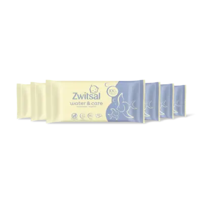 pdp-image-Zwitsal Water & care babydoekjes 6-pack