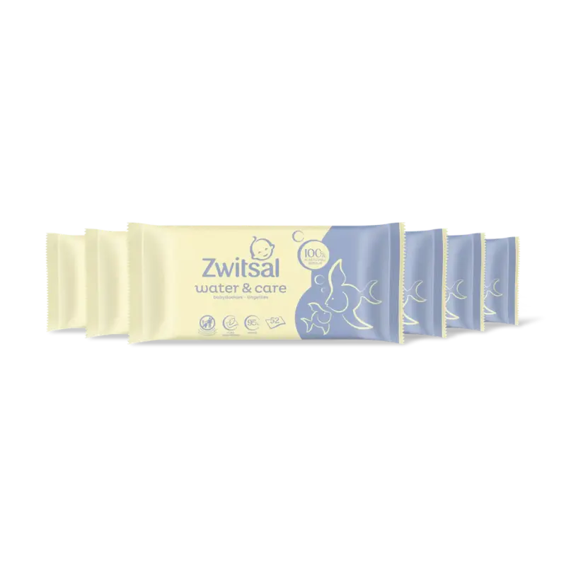 Water & care babydoekjes 6-pack