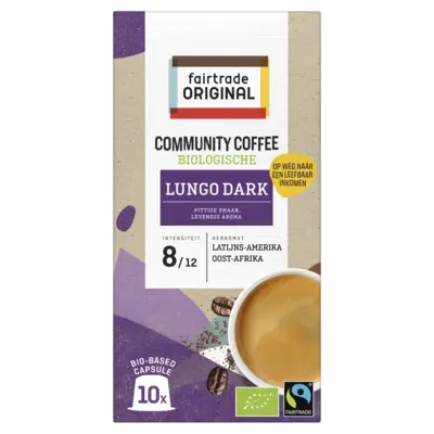 pdp-image-Fairtrade Original Community coffee lungo dark capsules