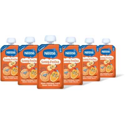 pdp-image-Nestlé Sunny fruits knijpfruit banaan 12m+ 6pck