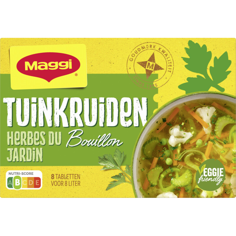 Een afbeelding van Maggi Bouillonblokjes tuinkruiden