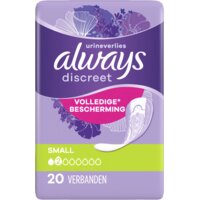 Een afbeelding van Always Discreet incontinentieverband small