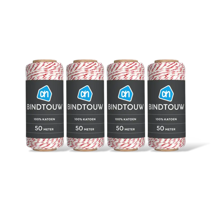 AH Bindtouw rood 4-pack