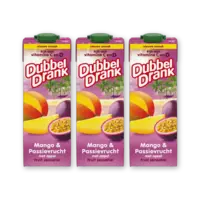 DubbelDrank Mango & passievrucht 3-pack