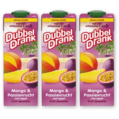 pdp-image-DubbelDrank Mango & passievrucht 3-pack