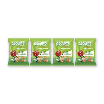 pdp-image-Goodies Snack dino puffs pizza 3+ jaar 4-pack