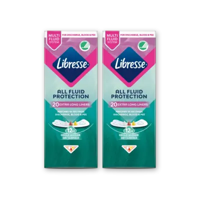 pdp-image-Libresse All fluid protection extra long 2-pack