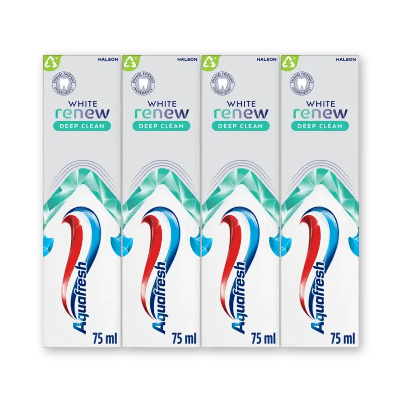 Aquafresh White reverse deep clean 4-pack