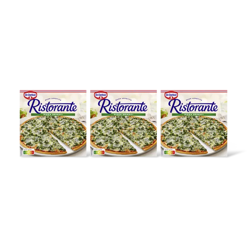 Dr. Oetker Ristorante pizza spinazie 3-pack