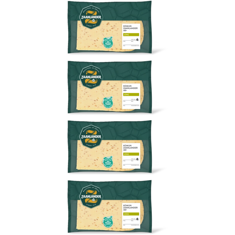 AH Zaanlander Jong komijn 48+ plakken 4-pack
