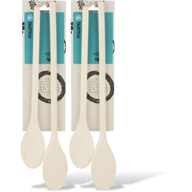 AH Beukenhouten pollepels 2-pack