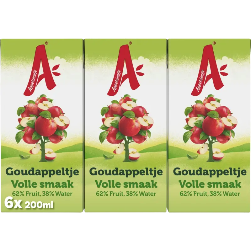 Goudappeltje volle smaak 6-pack